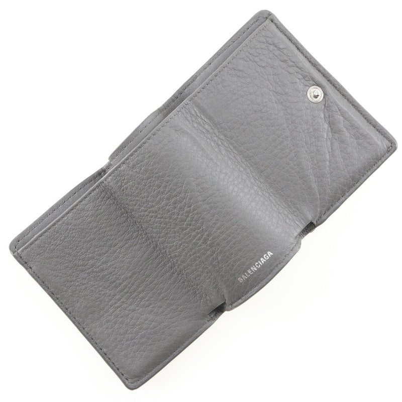 [BALENCIAGA] Balenciaga 
 Paper wallet three -fold wallet 
 Calf Snap button Paper Wallet Unisex A-Rank
