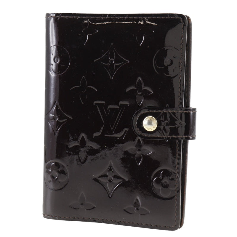 [Louis Vuitton] Louis Vuitton 
 Agenda PM notebook cover 
 Monogram Verni Snap button AGENDA PM Ladies