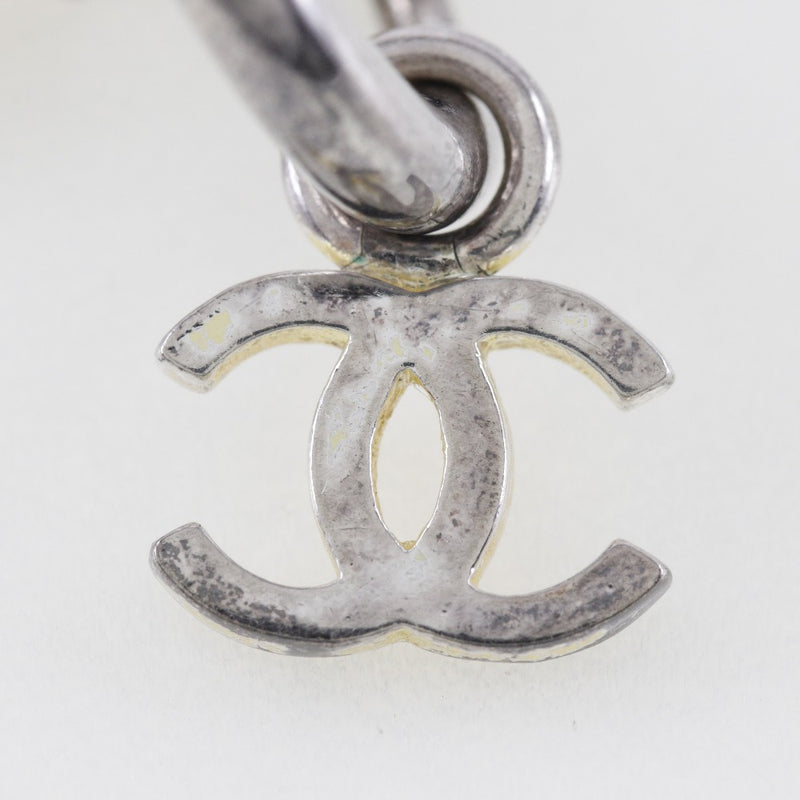 [Chanel] Chanel 
 Pendiente de arete 
 Metal alrededor de 5.1g Damas de aro