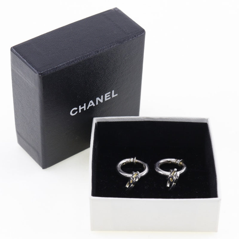 [Chanel] Chanel 
 Pendiente de arete 
 Metal alrededor de 5.1g Damas de aro