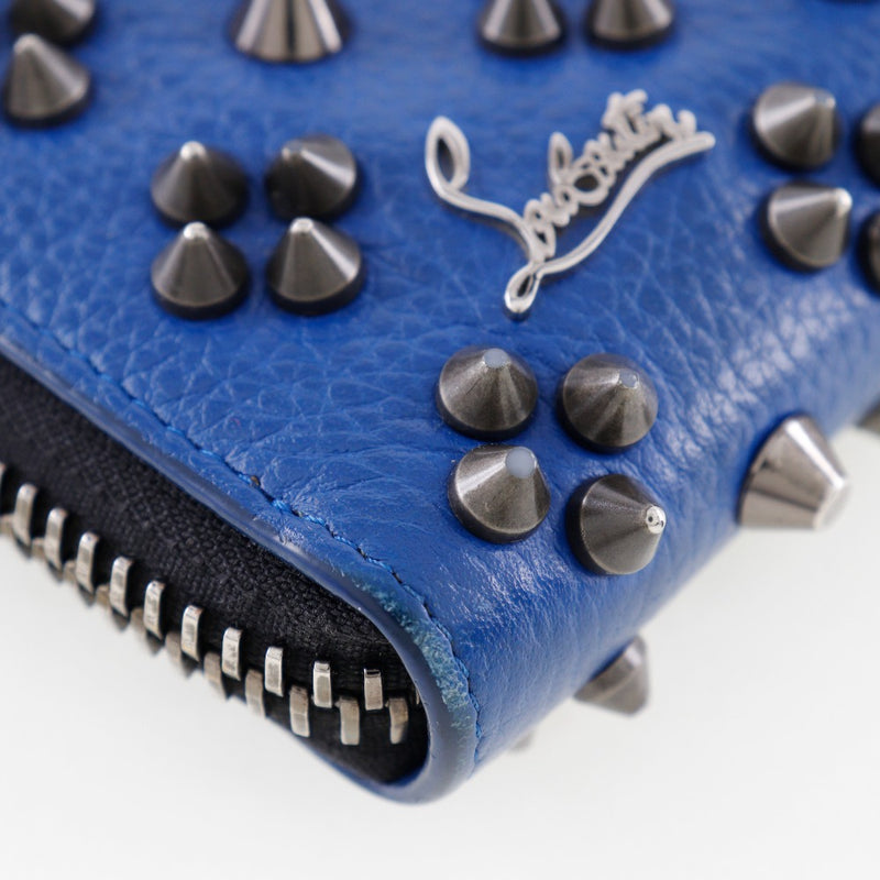 [Christian Louboutin] Christian Lubutan 
 Round zipper long wallet 
 Leather fastener ZIP AROUND Unisex