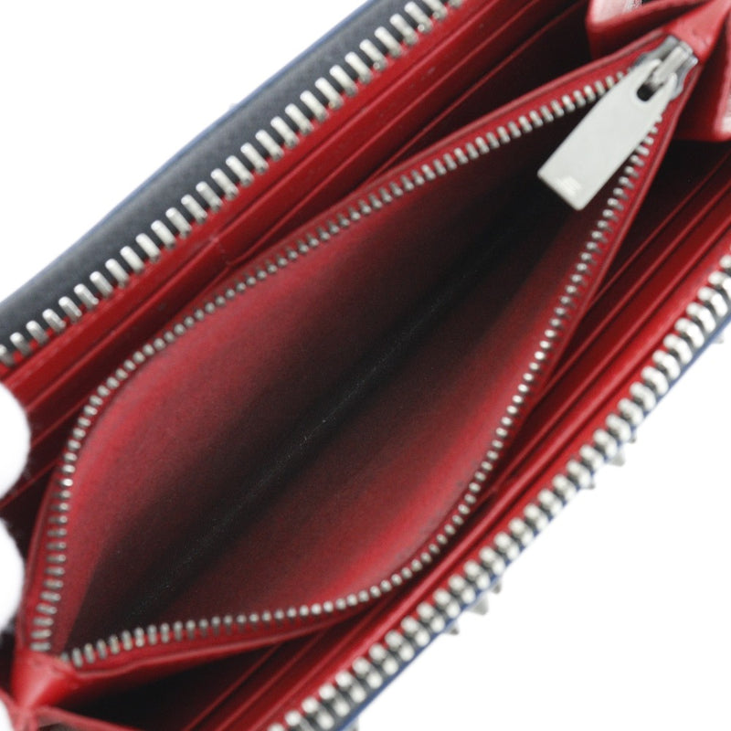 [Christian Louboutin] Christian Lubutan 
 Round zipper long wallet 
 Leather fastener ZIP AROUND Unisex