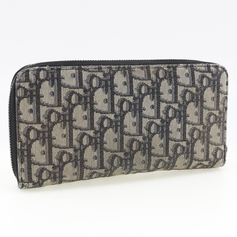 [Dior] Christian Dior 
 직사각형 클롱 지갑 지갑 롱 지갑 
 캔버스 패스너 스스로 경사 긴 지퍼 지갑 숙녀