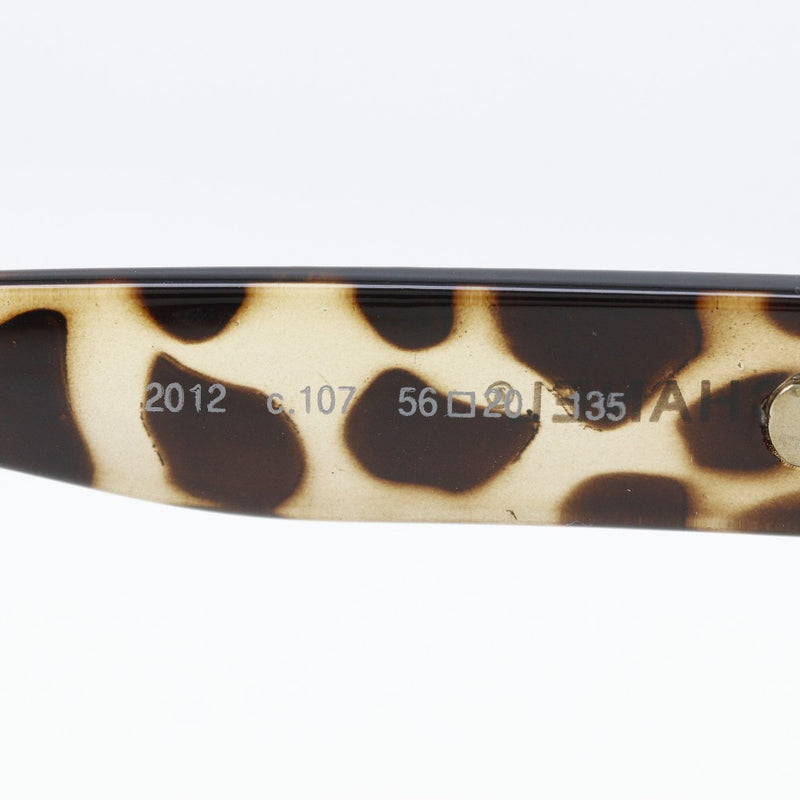 [CHANEL] Chanel 
 Sunglasses 
 2012.C107 Plastic 56 □ 20 engraved Ladies A-Rank