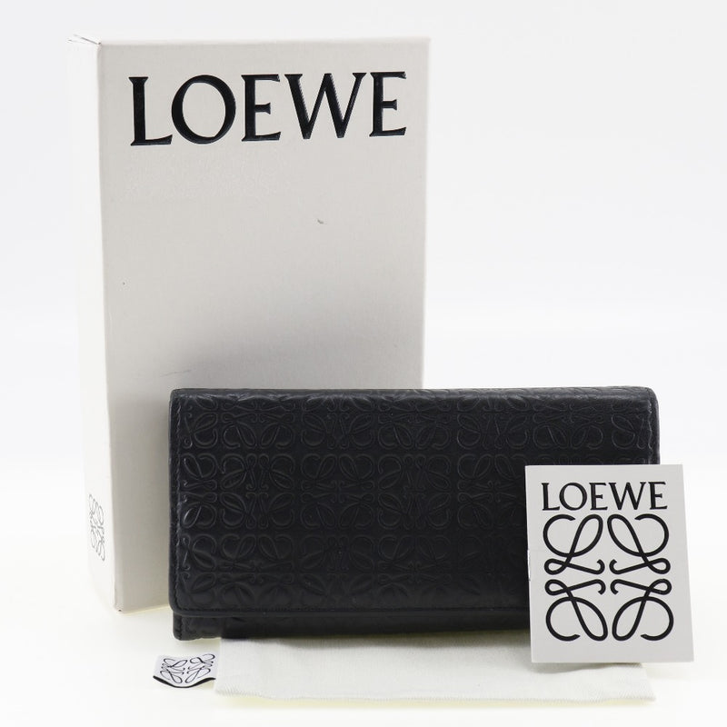 [Loewe] Loewe 
 긴 지갑 
 가죽 스냅 버튼 유엔