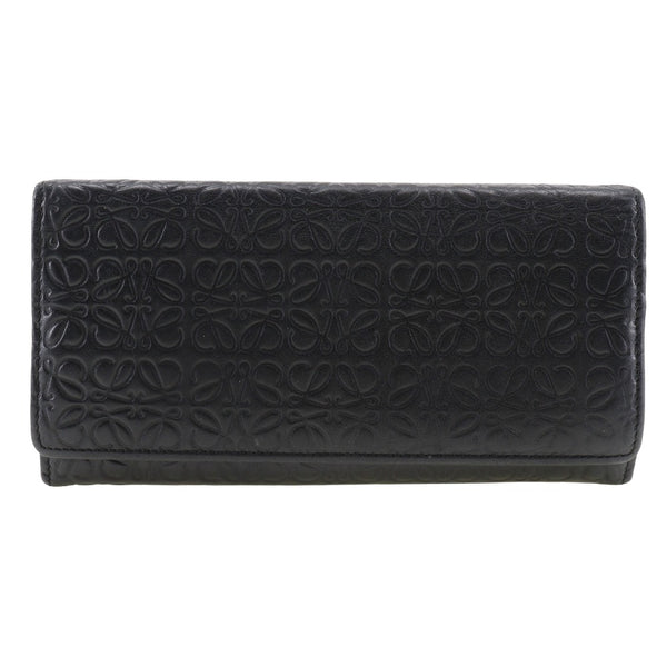 [LOEWE] Loewe 
 long wallet 
 Leather snap button unisex