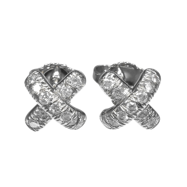 TIFFANY&Co.】ティファニー クロスステッチ ピアス – NISHIKINO
