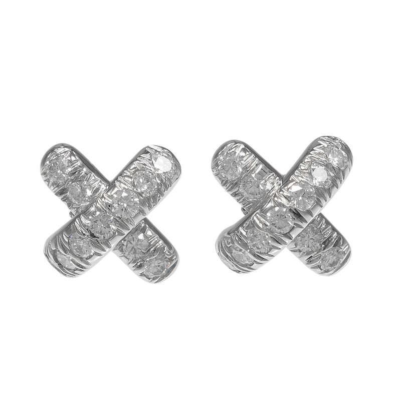 Tiffany タイニークロスピアス TIFFANY&Co.】ティファニー クロスステッチ ピアス – NISHIKINO