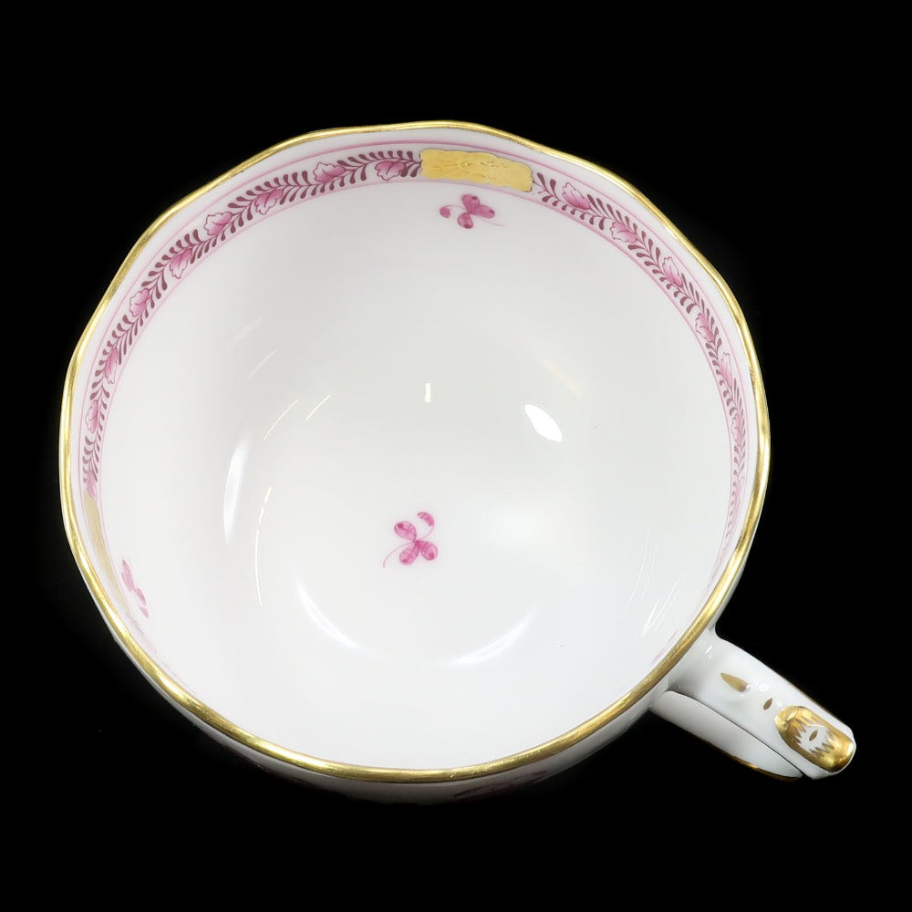 ヘレンド　インドの華 トライアングルディシュ HEREND】ヘレンド インドの華 ピンク 食器 – NISHIKINO VINTAGE KYOTO