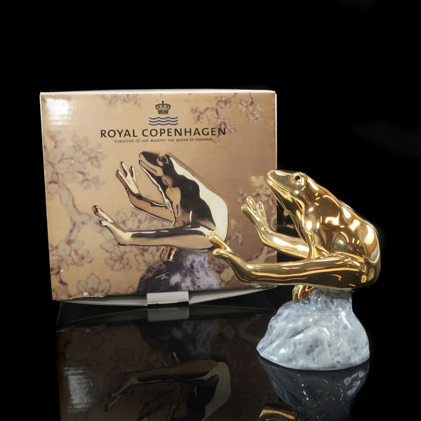 ロイヤルコペンハーゲン 幸運のカエル 置物 Royal Copenhagen