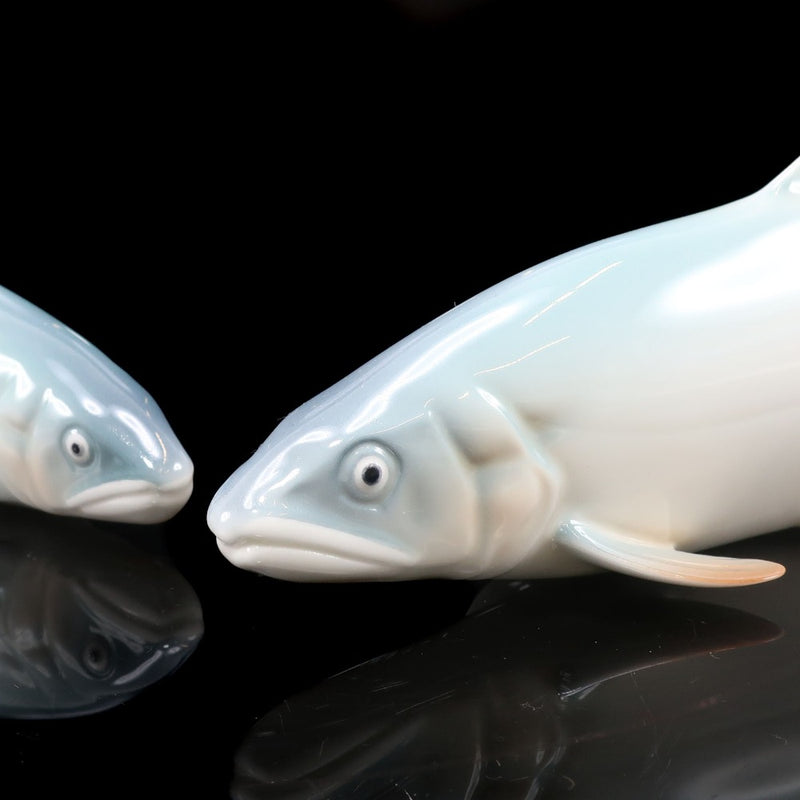 NORITAKE】ノリタケ オールドノリタケ 鮎 置物 一対 置物 オブジェ