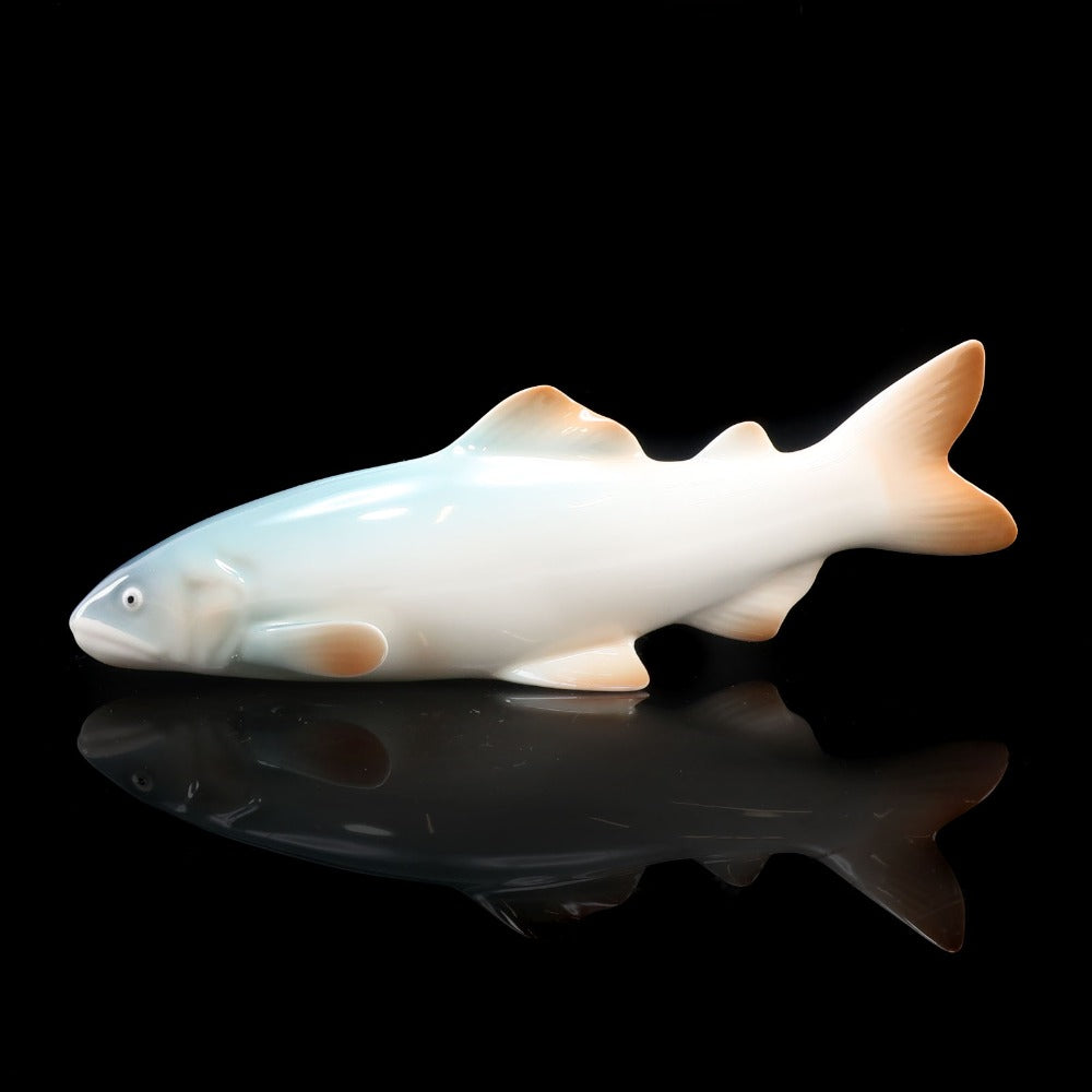 NORITAKE】ノリタケ オールドノリタケ 鮎 置物 一対 置物 オブジェ