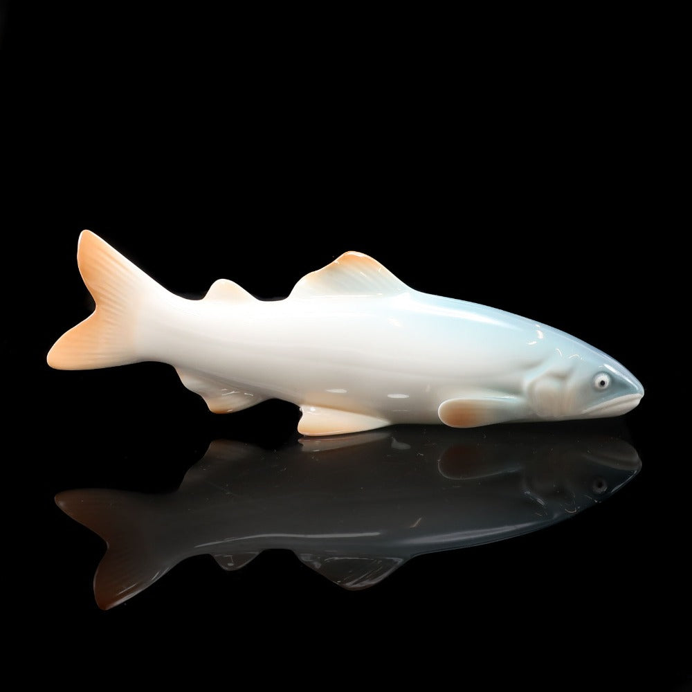 NORITAKE】ノリタケ オールドノリタケ 鮎 置物 一対 置物 オブジェ