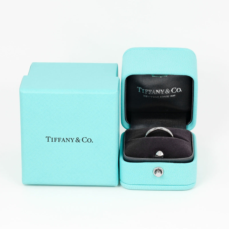 TIFFANYu0026Co. ティファニー TIFFANYu0026CO. 5号 リング ハーフ ダイヤ Pt プラチナ チャネル セッティング 指輪 Half  Diamond Ring 90214080 - ティファニー