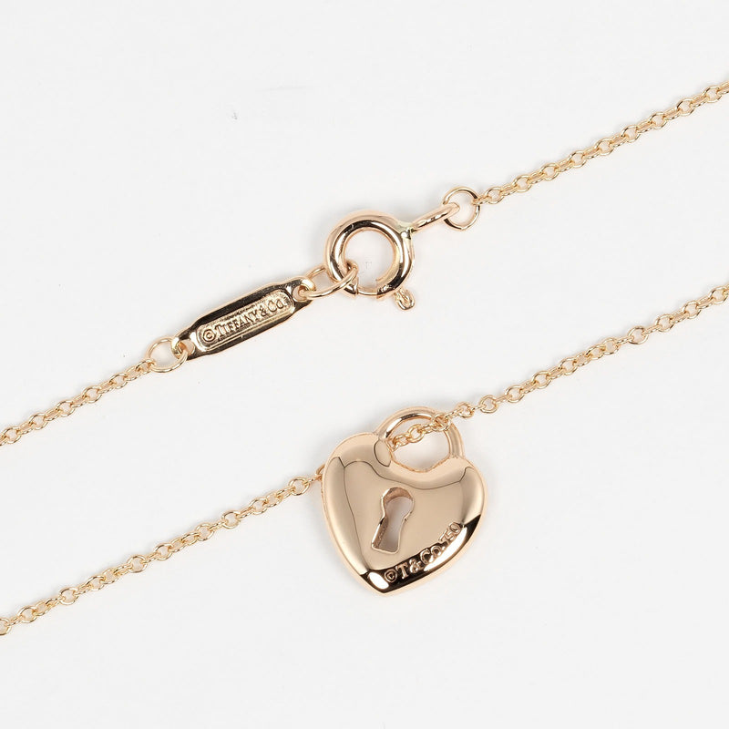 TIFFANY&Co.】ティファニー ハートロック ネックレス K18ピンクゴールド 約2.95g Heart lock レディースAラン –  KYOTO NISHIKINO