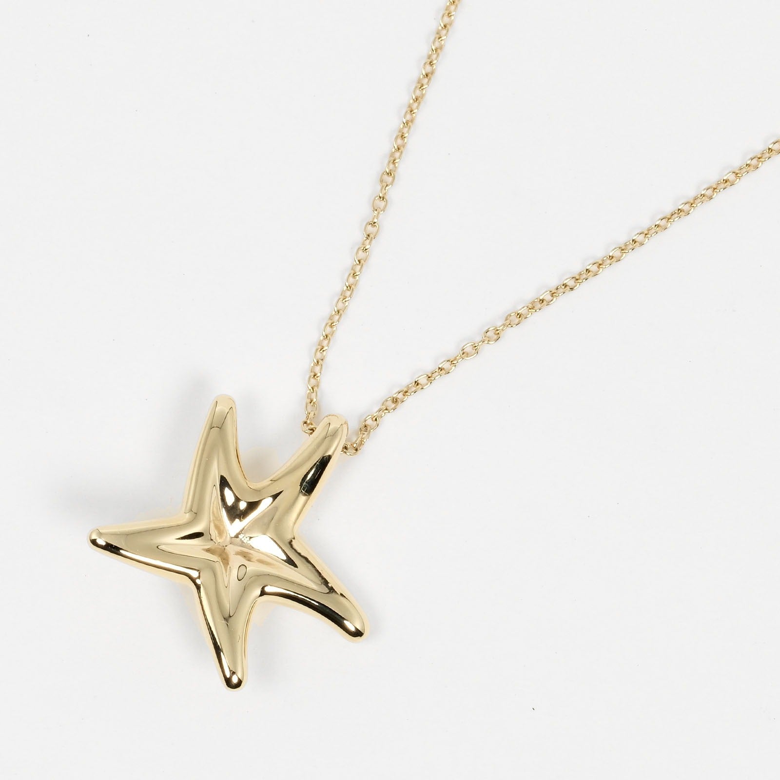 TIFFANY&Co.】ティファニー スターフィッシュ ネックレス K18イエローゴールド 約3.97g Star fish レディースA –  KYOTO NISHIKINO