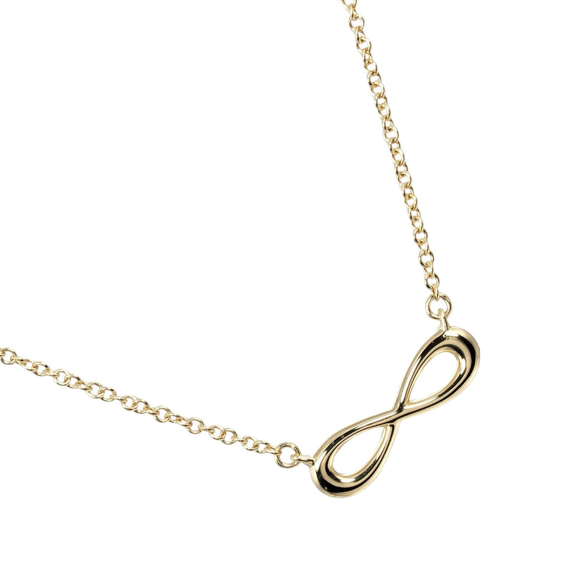 [Tiffany＆Co。]蒂法尼 
 无限项链 
 K18黄金约2.1克无限女士