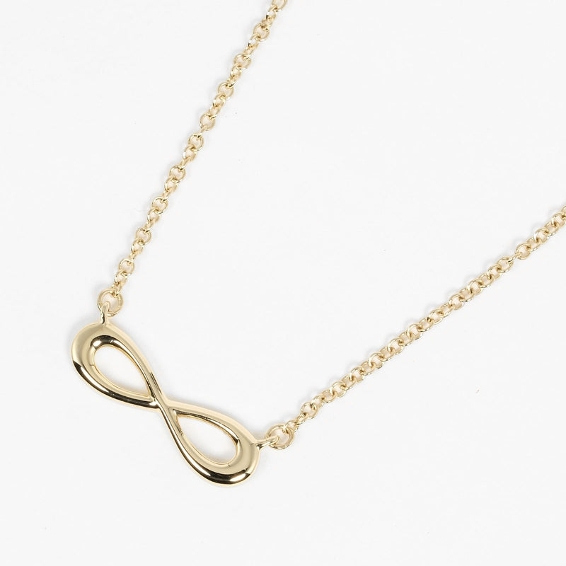 [TIFFANY & CO.] Tiffany 
 Infinity necklace 
 K18 Yellow Gold Approximately 2.1g Infinity Ladies A Rank