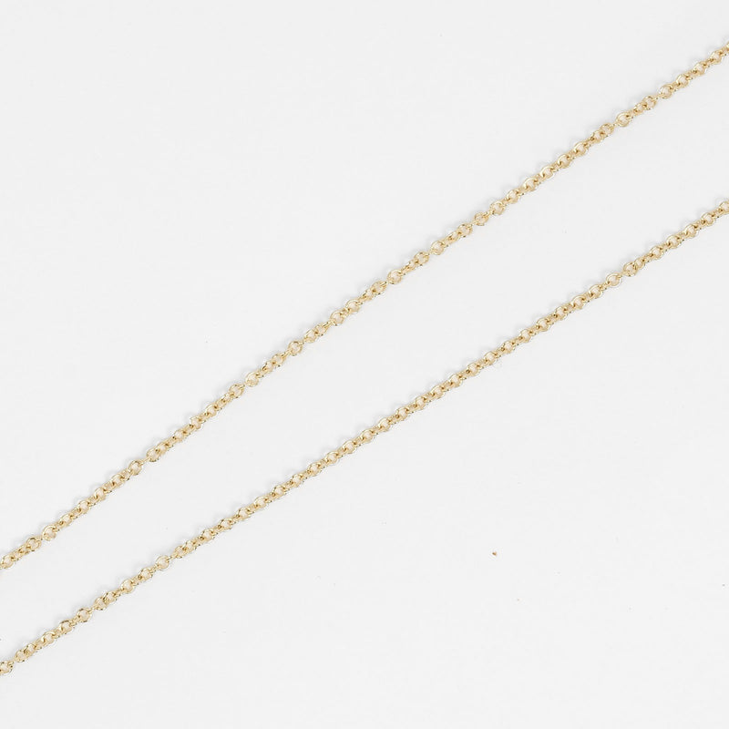[Tiffany＆Co。]蒂法尼 
 无限项链 
 K18黄金约2.1克无限女士