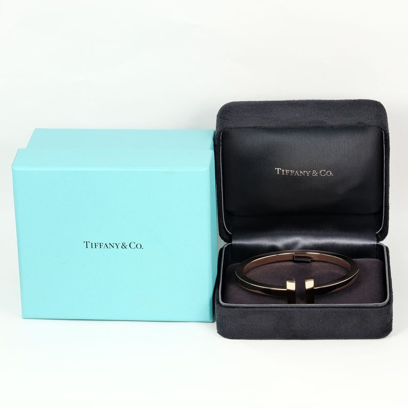 [TIFFANY & CO.] Tiffany 
 T -square bangle 
 17cm L size around the arm K18 Pink Gold Approximately 29g T SQUARE Men's A+Rank