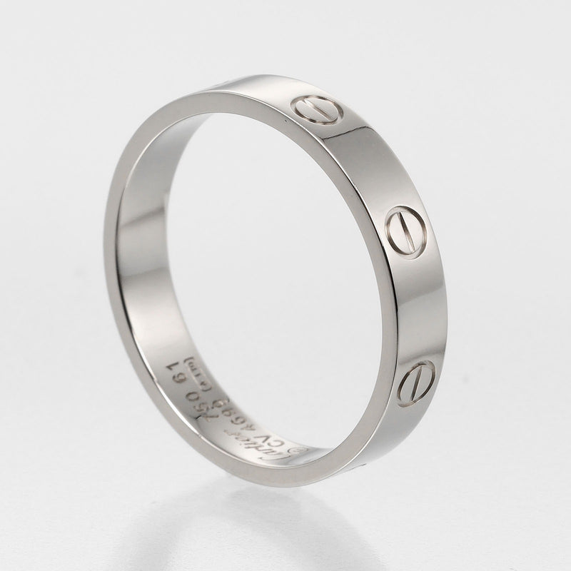 [Cartier] Cartier 
 Mini Love Wedding No. 20 Ring / Ring 
 K18 White Gold Approximately 5.2g Mini Love Wedding Men A Rank