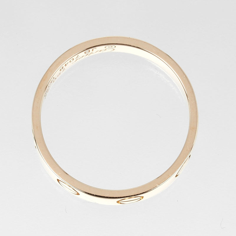 [Cartier] Cartier 
 Mini Love Boda No. 8 Anillo / anillo 
 K18 Pink Gold Aproximadamente 2.6g Mini amor Boda Ladies A Rank