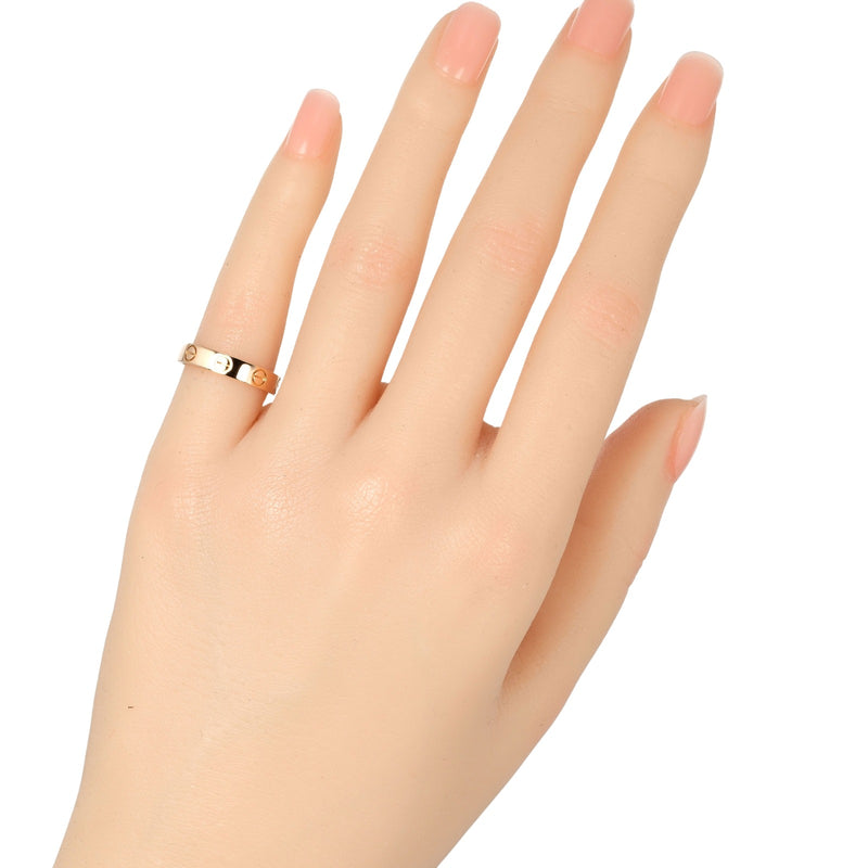 [Cartier] Cartier 
 Mini Love Boda No. 8 Anillo / anillo 
 K18 Pink Gold Aproximadamente 2.6g Mini amor Boda Ladies A Rank