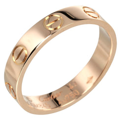 [Cartier] Cartier 
 Mini Love Wedding No. 9 Anillo / anillo 
 K18 Pink Gold Aproximadamente 2.78g Mini amor Boda Ladies A Rank