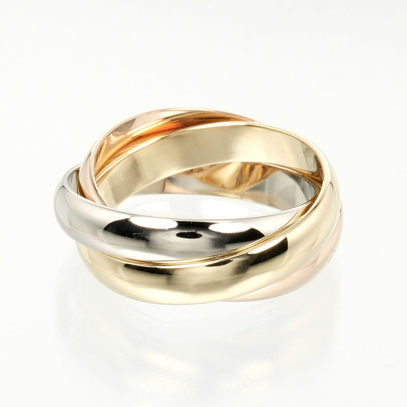 [Cartier] Cartier 
 Trinity No. 10 Ring / Ring 
 K18 Gold x YG PG WG Approximately 7.12g Ladies A Rank
