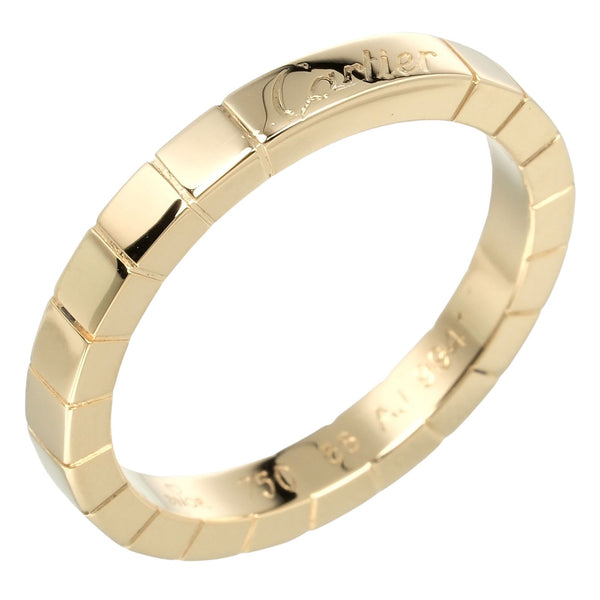 [卡地亚]卡地亚 
 Lanieres 第18号戒指 /戒指 
 雕刻 18K黄金大约6.22克lanieres男士A级