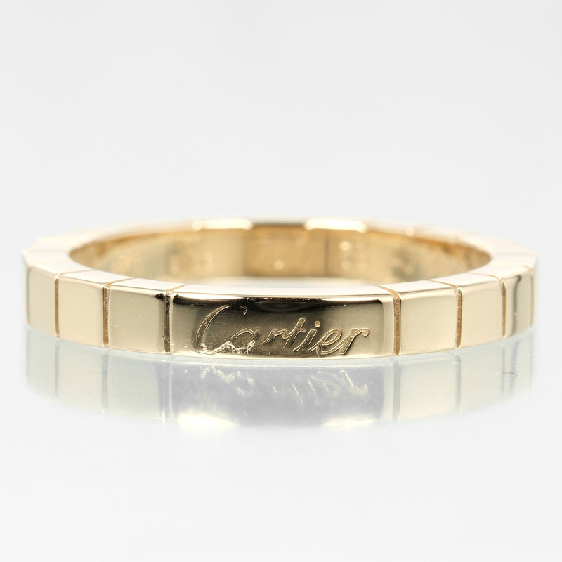 [Cartier] Cartier 
 Lanieres No. 18 Ring
 Engraving off 18KYellow Gold Approximately 6.22g Lanieres Men's A-Rank
