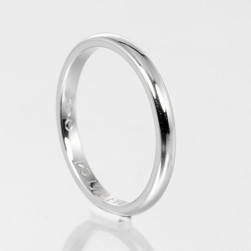 [Cartier] Cartier 
 1895 boda 7 anillo / anillo 
 PT950 Platinum alrededor de 2.33G 1895 Ladies de bodas un rango