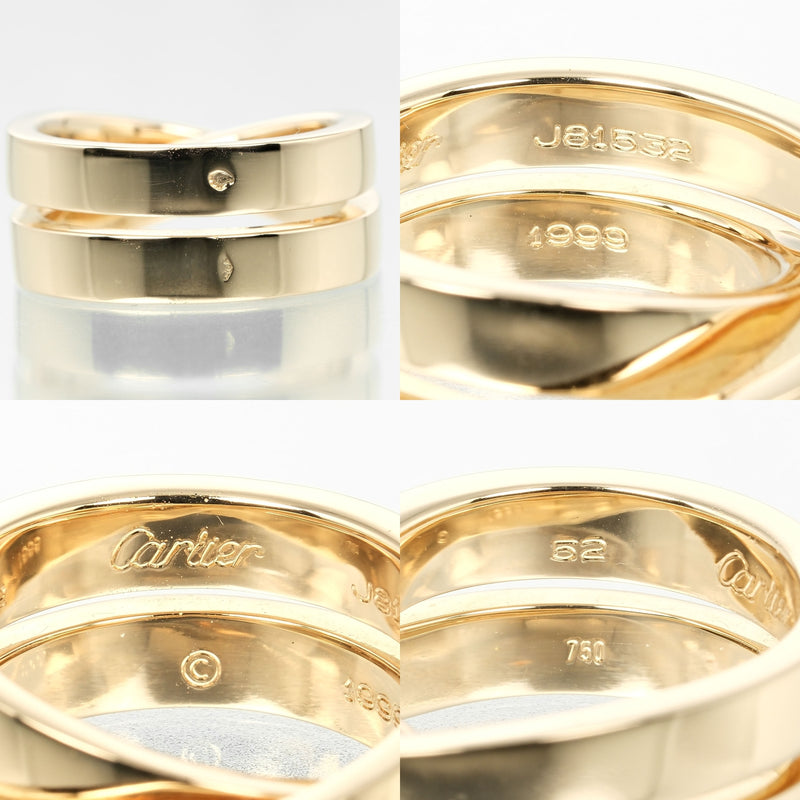 [Cartier] Cartier 
 París No. 12 Anillo / anillo 
 K18 Oro amarillo aproximadamente 16.36g Damas de París un rango