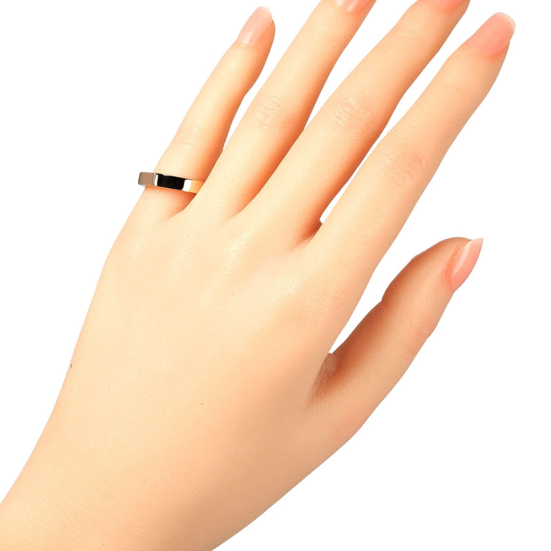 [Cartier] Cartier 
 C Flat No. 9.5 Ring / Ring 
 K18 Pink Gold Approximately 7.3g C FLAT Ladies A Rank