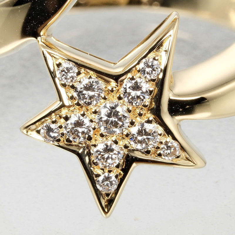 [Chanel] Chanel 
 Cometa No. 11 Anillo / anillo 
 K18 Gold Yellow Gold x Diamond aproximadamente 9.23g Cometa Damas A+Rango