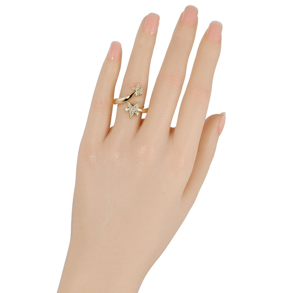 [CHANEL] Chanel 
 Comet No. 11 Ring / Ring 
 K18 Yellow Gold x Diamond about 9.23G COMET Ladies A+Rank