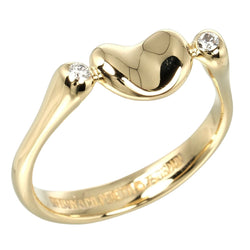 [Tiffany & co.] Tiffany 
 Anillo / anillo de frijoles No. 8 
 K18 Gold Yellow Gold x 2p Diamond Aproximadamente 3.61 g de damas de frijoles un rango