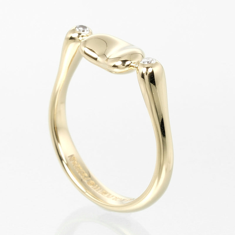ティファニー ビーン リング 指輪 ゴールド K18 ダイヤ - アクセサリー