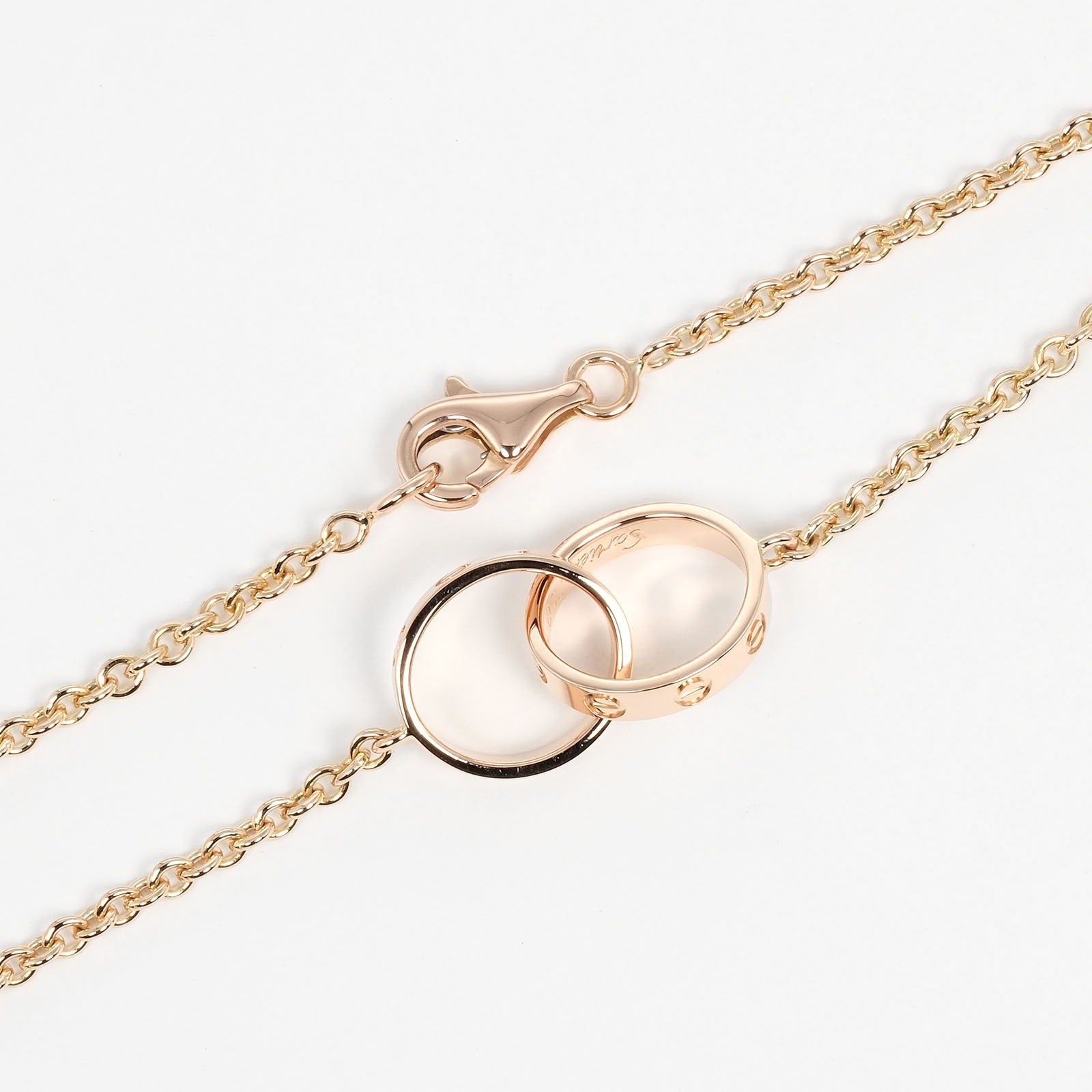 CARTIER】カルティエ ベビーラブ ネックレス K18ピンクゴールド 約7.49 