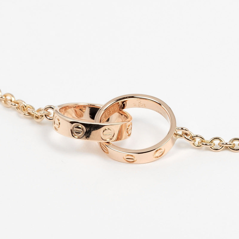 [Cartier] Cartier 
 Baby love necklace 
 K18 Pink Gold Approximately 7.49G Baby Love Love Love Love Love