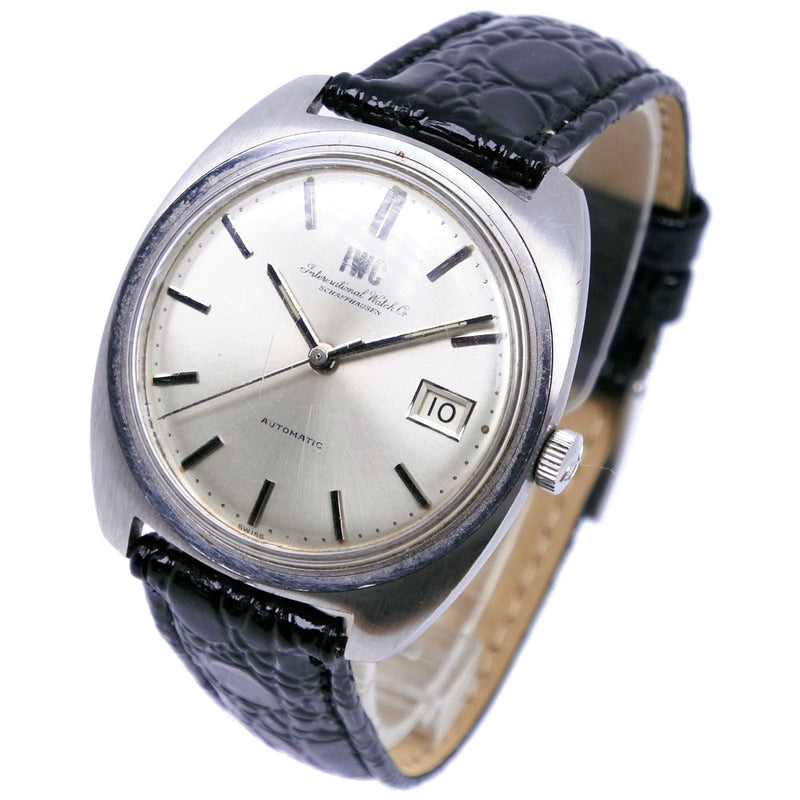 [IWC] Compañía de relojes internacionales 
 Reloj de intercambio antiguo 
 Cal.8541b R819AD Acero inoxidable Silver Silver Dial Old Inter Men's B-Rank