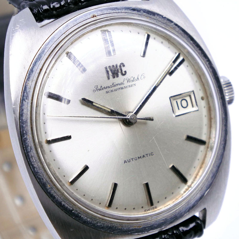 [IWC] International watch company 
 Old interchange watch 
 Cal.8541B R819AD Stainless steel Silver Automatic Silver Dial Old Inter Men's B-Rank