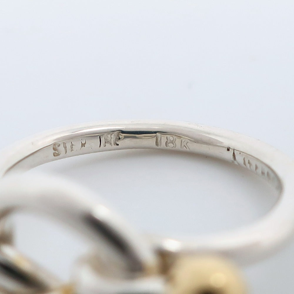 Tiffany & Co. 925 /750 ラブノットリング　8号 TIFFANY&Co.】ティファニー ラブノット リング・指輪 8号 – NISHIKINO