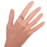 本物 美品 ■ティファニー■ 指輪 リング フック＆アイリング K18 925 TIFFANY&Co.】ティファニー フック＆アイ リング・指輪 12.5号