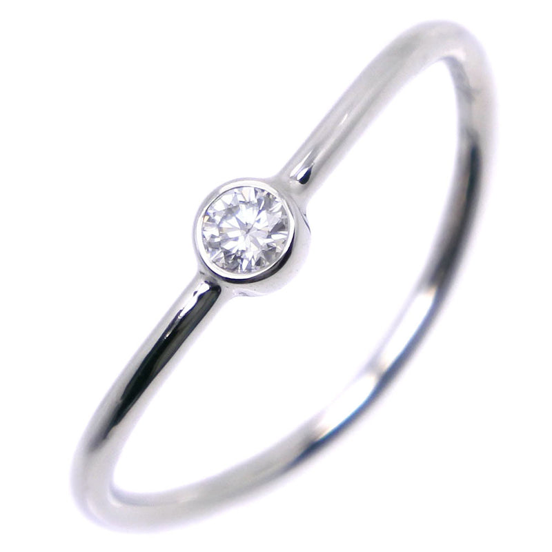 TIFFANY&Co.】ティファニー ウェーブ シングルロウ リング・指輪 10号