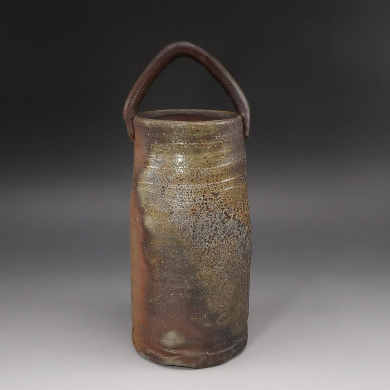 备前烧] 备前烧中村六郎制作的备前手工花瓶花瓶– NISHIKINO VINTAGE KYOTO
