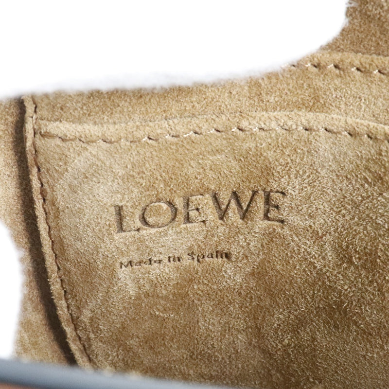 [LOEWE] Loewe 
 Gate Bum Body Bag 
 Waist bag 321.54.z58 Calf tea magnet type Gate BUM Ladies A rank