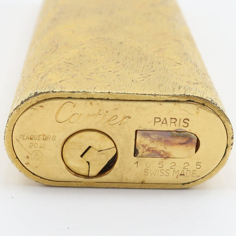 [Cartier] Cartier 
 Escritor de gases 
 Gas de oro oval más ligero para hombres