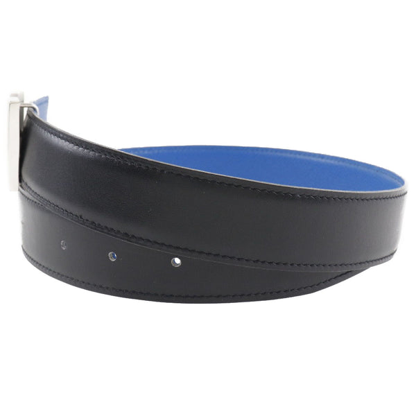 [HERMES] Hermes 
 H belt 65 belt 
 Constance Reversible Vo Epson x Box Carf Black/Blue □ B engraved H Belt 65 Ladies