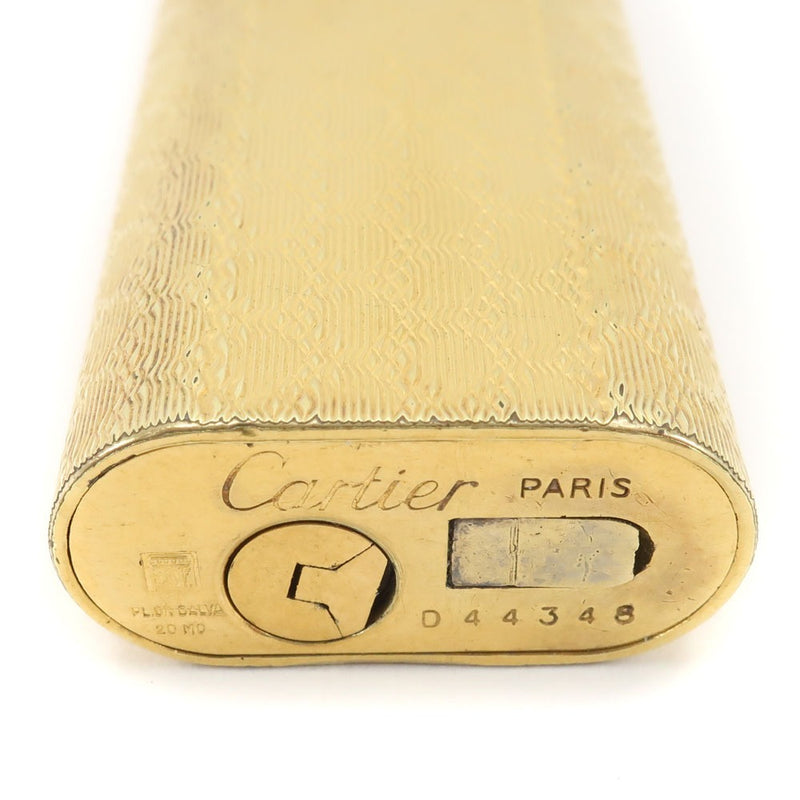 [Cartier] Cartier 
 Escritor de gases 
 Gas de oro oval más ligero para hombres